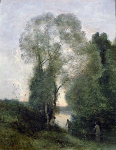 The Bathers by Jean Baptiste Camille Corot
